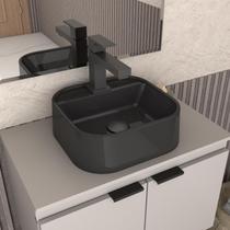 Cuba Pia Para Banheiro Lavabo Preto Apoio Sobrepor Duna Cuba Pia Para Banheiro Lavabo Preto Apoio Sobrepor Duna