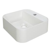 Cuba Pia Para Banheiro Quadrada 32cm Ágata C08 Bege - Mpozenato