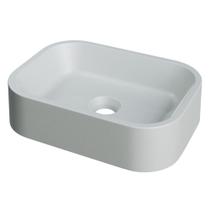 Cuba Pia Para Banheiro Retangular 38cm Dalila C08 Cinza - Mpozenato
