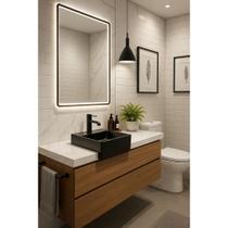 Cuba Pia Para Banheiro Semi Encaixe Quadrada Verde 42x42 Cuba Pia Para Banheiro Semi Encaixe Quadrada Verde 42x42