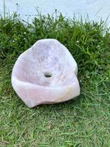 Cuba pia quartzo rosa lavabo de pedra natural