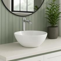 Cuba Pia Redonda De Apoio Ø35cm Louça Para Banheiro Molokai Mondialle Pq.defeitos