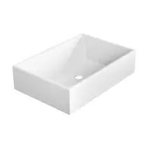 Cuba Pia Retangular Para Banheiro Sanitário Lavabo Sobrepor