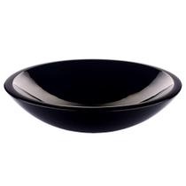Cuba Preta Redonda Para Banheiro 35cm X 8cm