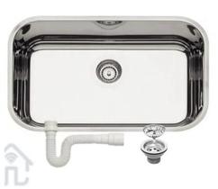 Cuba Prime Tramontina Inox Cozinha Prime Lavínia 56x34x17 Alto Brilho Luxo Embutir Aço 304 com 10 anos de Garantia Cuba Prime Tramontina Inox Cozinha Prime Lavínia 56x34x17 Alto Brilho Luxo Embutir Aço 304 com 10 anos de Garantia