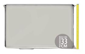 Cuba Profissional Aço Inox 50x40 Cm "Profundidade Da Cuba 33 Cm" Scotch Brite Tramontina Dritta Pro