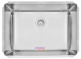 Cuba Profissional de embutir Tramontina Dritta Pro em Aço Inox com Acabamento Scotch Brite 70x50 cm