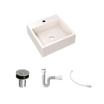 Cuba Q355 C/Válvula Click V2 + Sifão e Flexível Colorida Cuba Q355 C/Válvula Click V2 + Sifão e Flexível Colorida