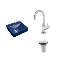 Cuba Q39 C/torneira 1198 e Válvula 7/8" Colorida