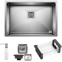 Cuba Quadrada Inox 304 Cozinha Pia Embutir Sobrepor Gourmet