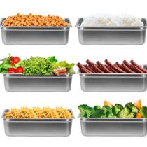 Cuba Quente Para Restaurante Buffet Buffets 1/1x100 Kit 6 Unidades Cuba Quente Para Restaurante Buffet Buffets 1/1x100 Kit 6 Unidades