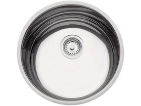 Cuba Redonda Tramontina Luna 38 BL Standart em Aço Inox Polido 38 cm com Válvula 94075507 Cuba Redonda Tramontina Luna 38 BL Standart em Aço Inox Polido 38 cm com Válvula 94075507