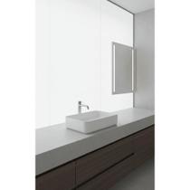 Cuba Retangular Apoio Slim Branca 40cm: Modernidade e Pratic Cuba Retangular Apoio Slim Branca 40cm: Modernidade e Pratic