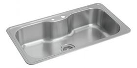 Cuba Retangular Cozinha 80x40cm Com Deck Facile Inox Deca