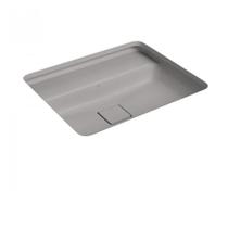 Cuba Retangular De Embutir Com Mesa 50cm Slim Soft Antracite - Deca Cuba Retangular De Embutir Com Mesa 50cm Slim Soft Antracite - Deca