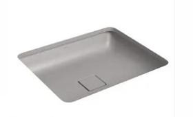 Cuba Retangular De Embutir Slim 50x45x15 Deck Soft Antracite L.33050.85 - Deca