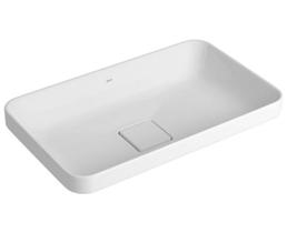 Cuba retangular de sobrepor 50cm deca slim branco l.23050.17