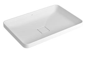 Cuba Retangular de Sobrepor 60cm Branco Cuba Retangular de Sobrepor 60cm Branco