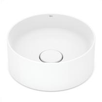 Cuba roca apoio terra redonda 30cm sem mesa t1 branco