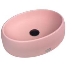 Cuba Rosa Lavabo Pequeno Sobrepor de Apoio Oval Cuba Rosa Lavabo Pequeno Sobrepor de Apoio Oval