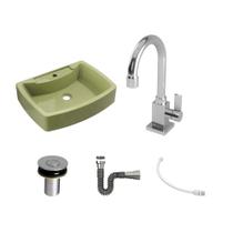 Cuba RT50 C/Torneira Luxo+Válvula Click 7/8+Sifão Crom+Flex Cuba RT50 C/Torneira Luxo+Válvula Click 7/8+Sifão Crom+Flex