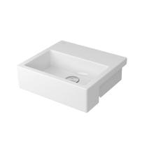 Cuba Semi Encaixe Quadrada Branca Deca L.830.17 160x420mm Cuba Semi Encaixe Quadrada Branca Deca L.830.17 160x420mm