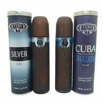 Cuba Silver Masculino Importado +Cuba Shadow Importado 100ml