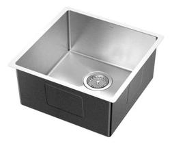 Cuba Simples de Embutir Sobrepor Bistrô 40x40x20 Inox Escovado Cuba Simples de Embutir Sobrepor Bistrô 40x40x20 Inox Escovado