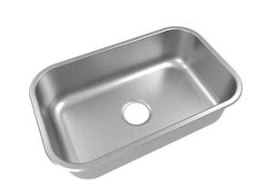 Cuba Simples para Cozinha Extra 56X33cm Rebordeada Inox Escovado - Mekal Cuba Simples para Cozinha Extra 56X33cm Rebordeada Inox Escovado - Mekal