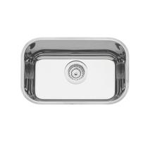 Cuba Simples para Cozinha Retangular Inox Aisi com Válvula Cromado/Brilhante - Tramontina