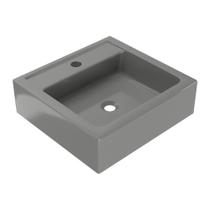 Cuba Sobrepor Banheiro Retangular 40x12x38cm Multimóveis Cr10146 Grafite Cuba Sobrepor Banheiro Retangular 40x12x38cm Multimóveis Cr10146 Grafite