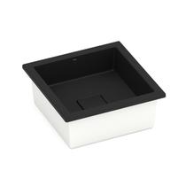 Cuba Sobrepor e Embutir sem Mesa Terra T13 Preto/Matte Black Roca Cuba Sobrepor e Embutir sem Mesa Terra T13 Preto/Matte Black Roca