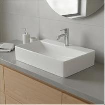 Cuba Sobrepor Retangular 36x25cm Primeira Linha Qualidade A Branco Brilhante Cuba Sobrepor Retangular 36x25cm Primeira Linha Qualidade A Branco Brilhante