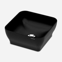 Cuba Tassa Square Rubi Badenza Preto Onix Acetinado 31Cm