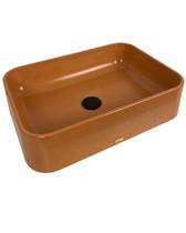 Cuba Terracota Sobrepor Rustica banheiro Oval Apoio Lavabo Concreto Brilhante Pia Grande Cuba Terracota Sobrepor Rustica banheiro Oval Apoio Lavabo Concreto Brilhante Pia Grande