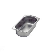 Cuba Tramontina GN 1/3 em Aço Inox com Alças Móveis Profundidade 65 mm - Aço 304 Cuba Tramontina GN 1/3 em Aço Inox com Alças Móveis Profundidade 65 mm - Aço 304