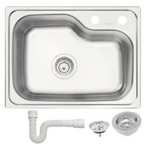 Cuba Tramontina Gourmet Morgana 48 FX Acetinada C/Sifão Cuba Tramontina Gourmet Morgana 48 FX Acetinada C/Sifão