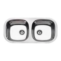 Cuba Tramontina Isis 2c 34 Bl 78x40 94061407 Aço Inox Polido
