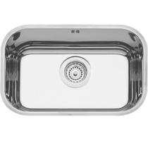Cuba Tramontina Lavínia 47 Bl Em Aço Inox Alto Brilho 47x30 Cm Com Válvula E Escape 94022203