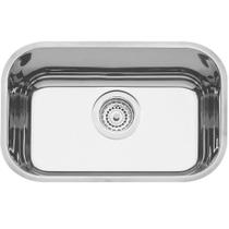 Cuba Tramontina Lavínia 47 Bl Em Aço Inox Alto Brilho 47x30x17 Cm Com Válvula 4 1-2 94022202