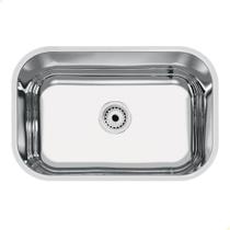 Cuba Tramontina Lavínia 47x30 Cm Standard Em Aço Inox Polido 47 Bl Com Válvula 94083507 Cuba Tramontina Lavínia 47x30 Cm Standard Em Aço Inox Polido 47 Bl Com Válvula 94083507