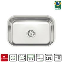 Cuba Tramontina Lavinia 47x30cm Inox Polido Valv 3.1/2