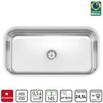 Cuba Tramontina Lavinia 56x34cm Inox Polido Valv 3.1/2