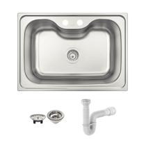 Cuba Tramontina Morgana 60 FX 69x49 Acetinado + Sifão Cuba Tramontina Morgana 60 FX 69x49 Acetinado + Sifão