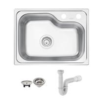 Cuba Tramontina Morgana Compact 48 FX 55x42 Acetinado + Sifão