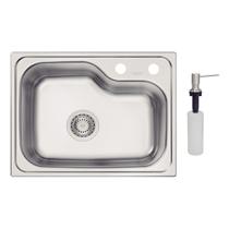 Cuba Tramontina Morgana Compact 48 FX Undermount em Aço Inox + Dosador de Sabão