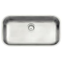 Cuba Tramontina Retangular em Aço Inox 56x34 Acetinado OUTLET + Sifão Cuba Tramontina Retangular em Aço Inox 56x34 Acetinado OUTLET + Sifão