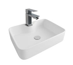Cuba Veneza 48x38x13cm Branco Kit Com Valvula E Torneira Fmll24112 - Levo Cuba Veneza 48x38x13cm Branco Kit Com Valvula E Torneira Fmll24112 - Levo
