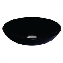 Cuba Vidro Moldado 35 x 35 cm Preto Cris Metal