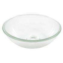 Cuba Vidro Sobrepor Banheiro 29cm Transparente Texturizada - PRISMATIC